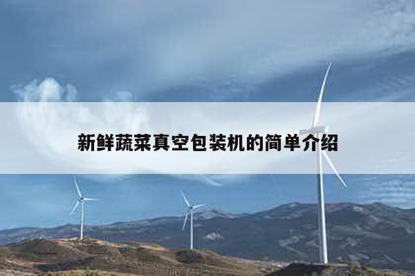 新鲜蔬菜真空包装机的简单介绍